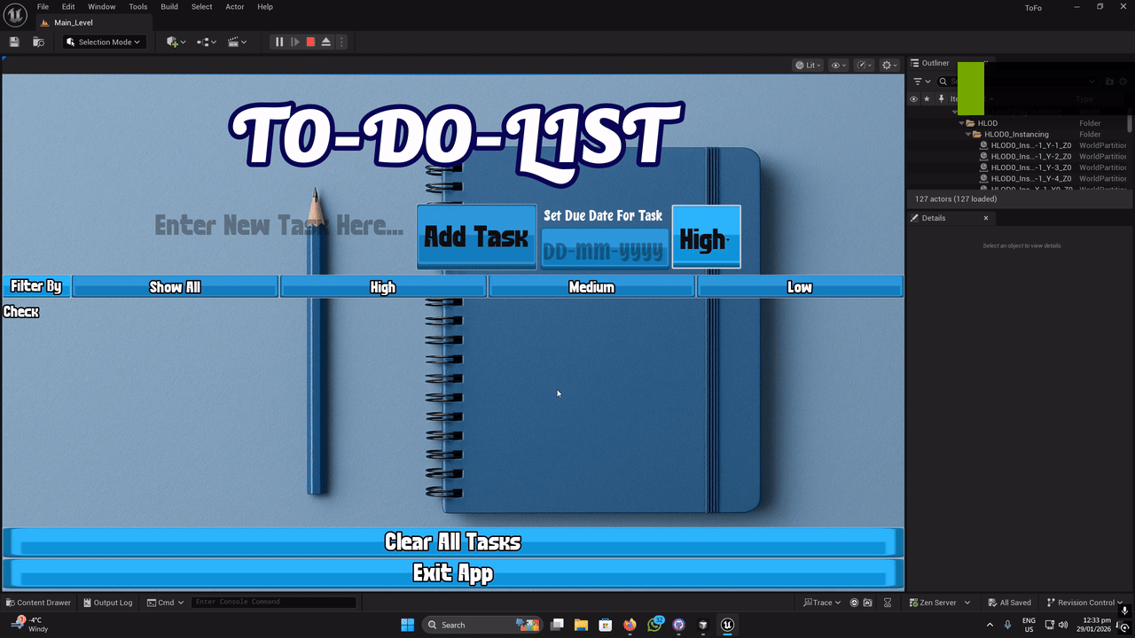 TO-DO-LIST-APP – UI polish and feedback